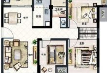 89m²簡約三室 每個卧室主題突出自帶流量-頭條楓林網
