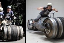 由酒桶設計而成的超級自行車-頭條楓林網