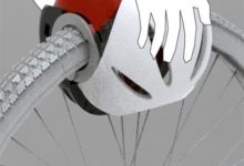 炫酷的頭盔造型的自行車鎖-頭條楓林網