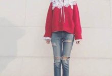 沈夢辰用同一款髮型，搭配不同的毛衣都好美！-頭條楓林網