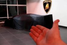 富二代送女神蘭博基尼，拉下車衣的一瞬間，現場的人都笑了!-頭條楓林網