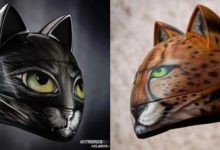 摩托車頭盔將用戶變成貓-頭條楓林網