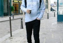 黃曉明巴黎看秀 破洞裝穿出貴公子範兒-頭條楓林網