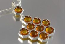 蜂巢形狀的珠寶-頭條楓林網