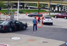 為了搶回自己的車而博命趴上引擎蓋，女車主將電影情節搬到現實生活中-頭條楓林網