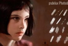 35套PS水彩插畫、CG繪畫筆刷打包下載-頭條楓林網