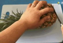 不削皮，不挖眼，一分鐘快速切好一整個菠蘿！ 真是太省力了！-頭條楓林網