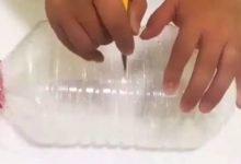 塑料空油桶舊物改造，剪一刀，變身接水神器-頭條楓林網