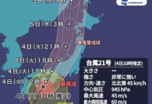 日本多地發紅色避難警報！超市便利店被搶空，25年來的「最強」颱風…-頭條楓林網