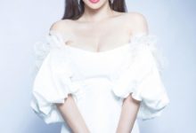 柳巖穿一字肩抹胸魚尾裙大秀傲人上圍，網友：不愧是性感女神-頭條楓林網